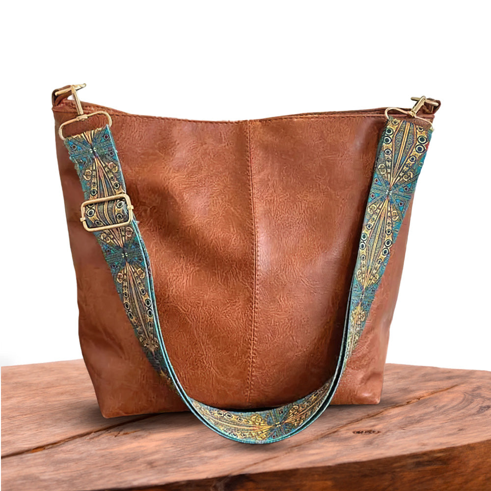 Chelsey’s Vintage Charm | Læder Skuldertaske