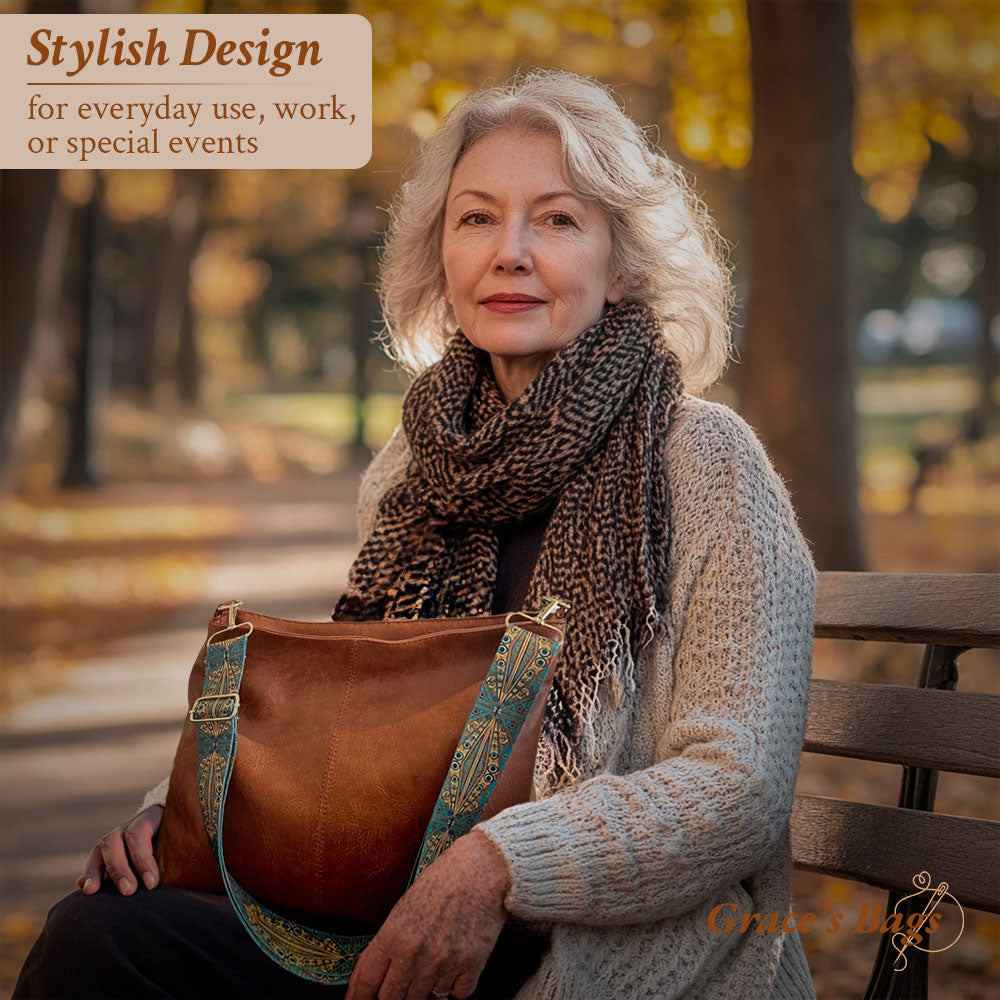 Chelsey’s Vintage Charm | Læder Skuldertaske