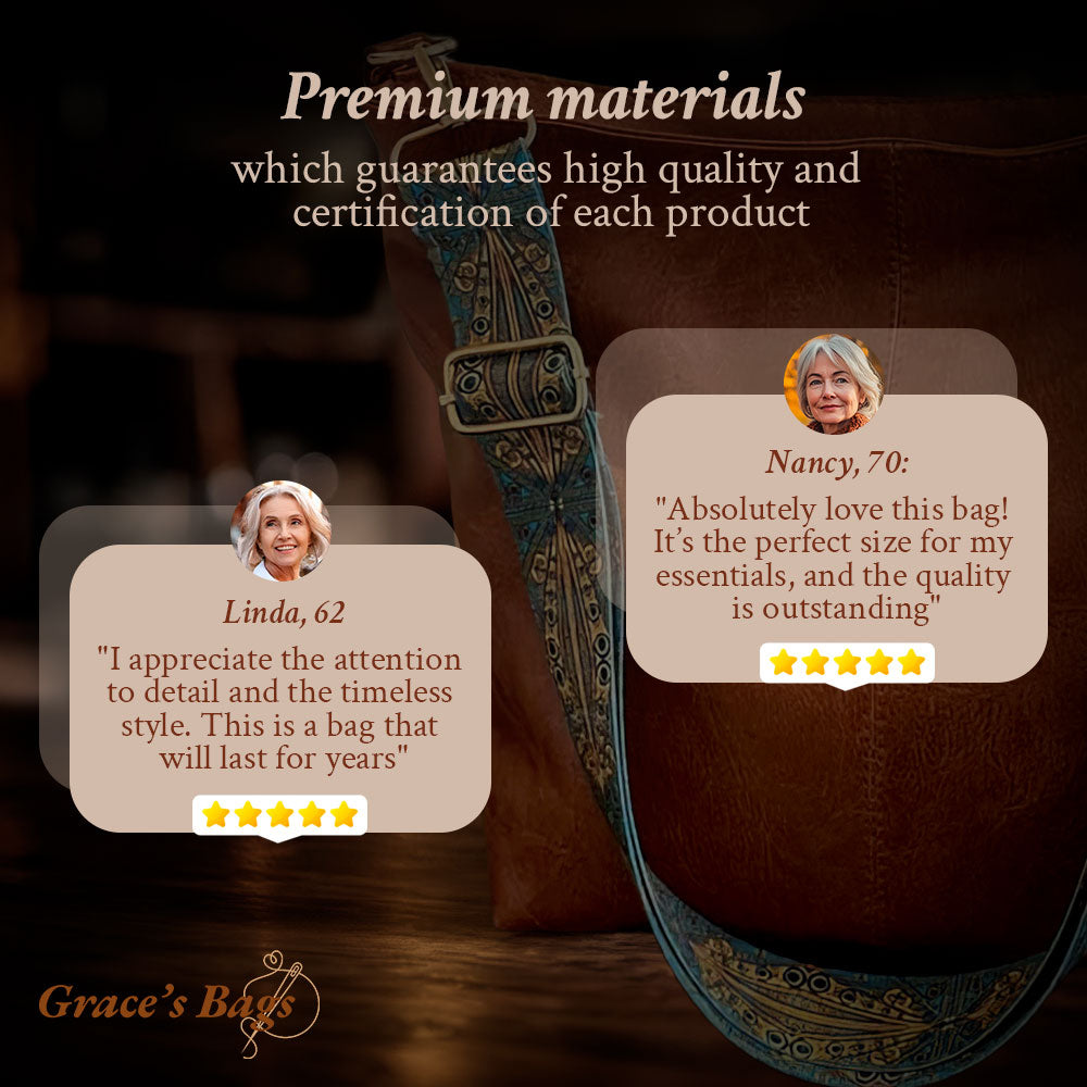 Chelsey’s Vintage Charm | Læder Skuldertaske